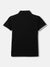 Antony Morato Boys Black Solid Polo Collar Short Sleeves T-shirt