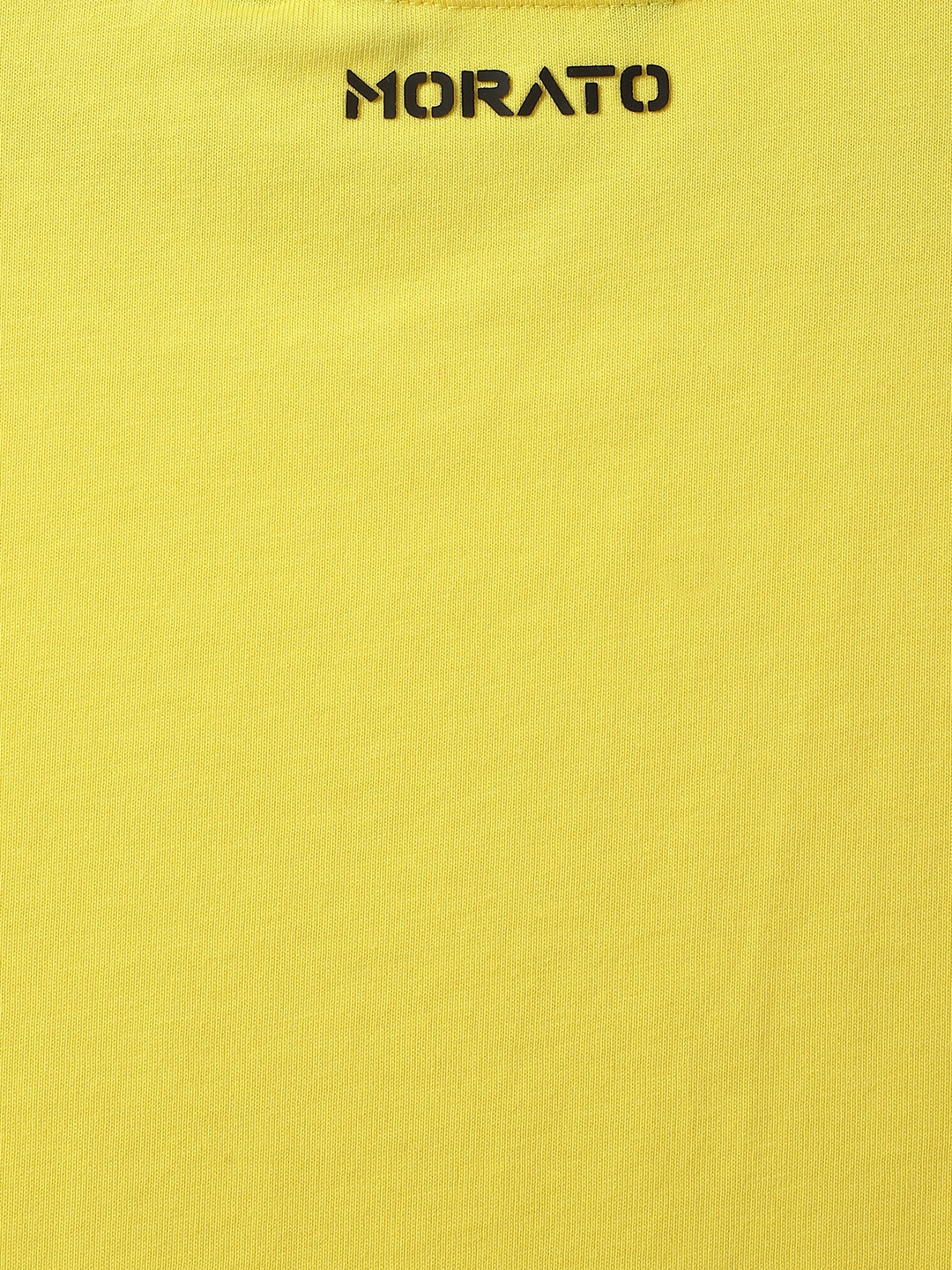 Antony Morato Boys Yellow Printed Round Neck Short Sleeves T-shirt