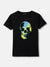 Antony Morato Boys Black Printed Round Neck Short Sleeves T-shirt