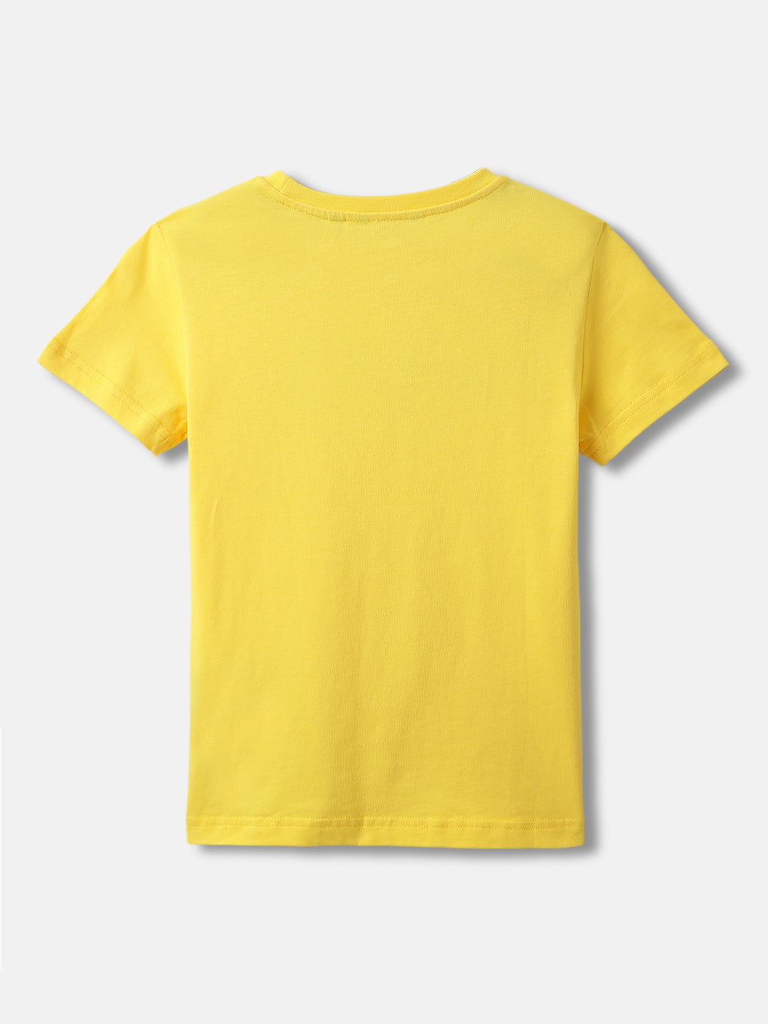 Antony Morato Boys Yellow Printed Round Neck Short Sleeves T-shirt