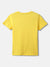 Antony Morato Boys Yellow Printed Round Neck Short Sleeves T-shirt