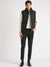 Antony Morato Men Black Solid Hooded Sleeveless Puffer Jacket