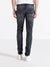 Antony Morato Men Black Washed Mid-Rise Tapered Fit Jeans