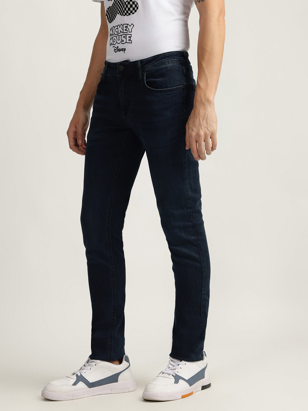 Antony Morato Men Washed Mid-Rise Jeans