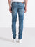 Antony Morato Men Blue Washed Mid-Rise Tapered Fit Jeans