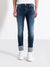 Antony Morato Men Blue Washed Mid-Rise Super Skinny Fit Jeans