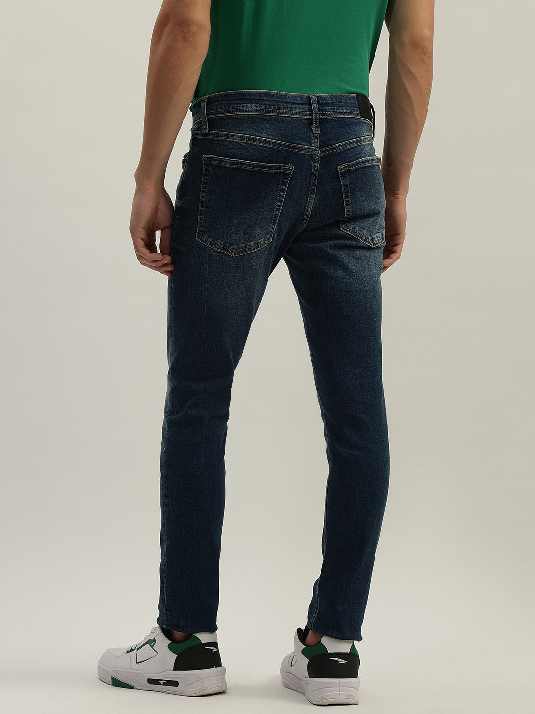 Antony Morato Men Washed Mid-Rise Jeans