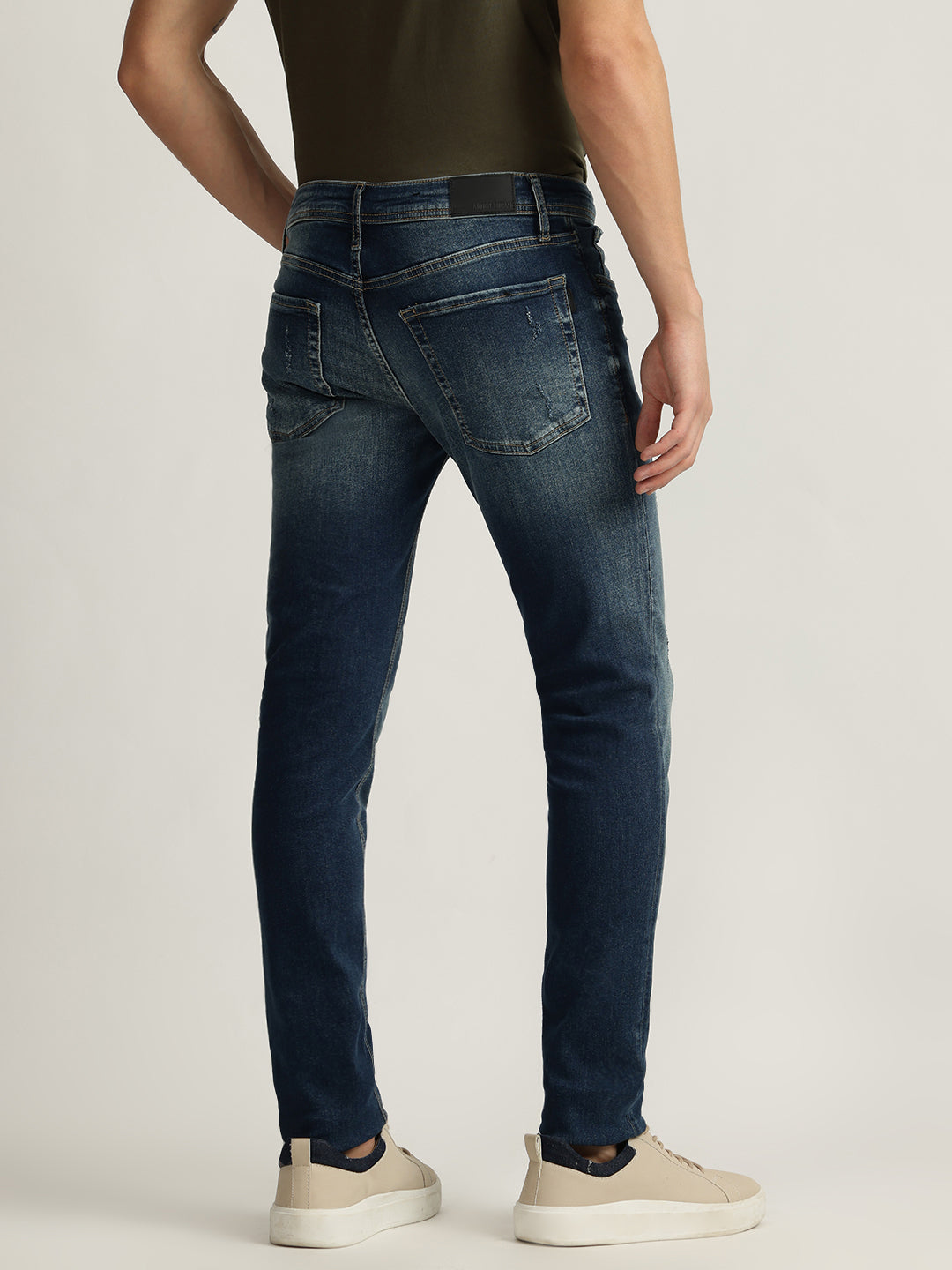 Antony Morato Men Washed Mid-Rise Jeans