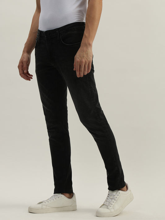 Antony Morato Men Washed Mid-Rise Jeans