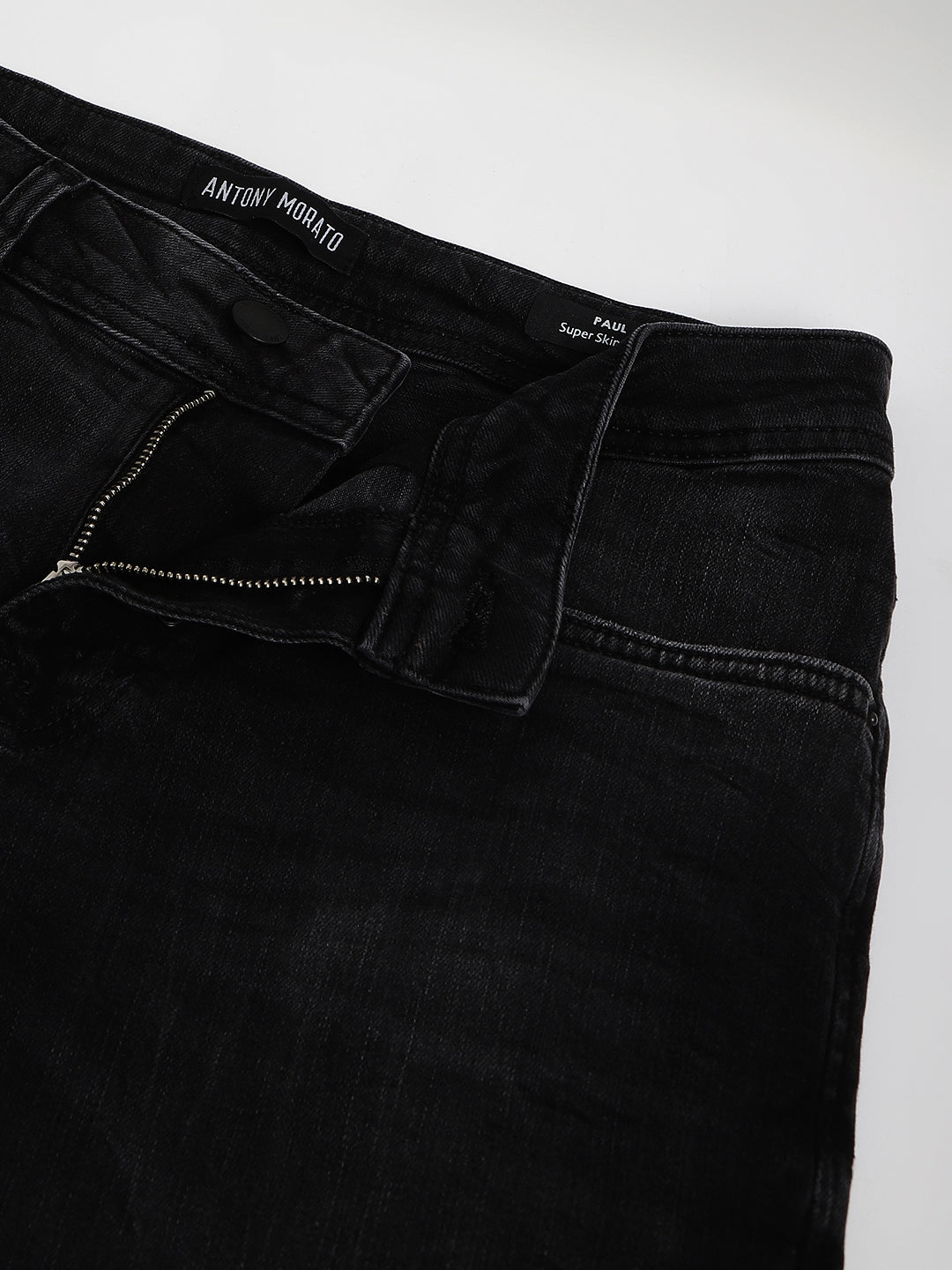 Antony Morato Men Washed Mid-Rise Jeans