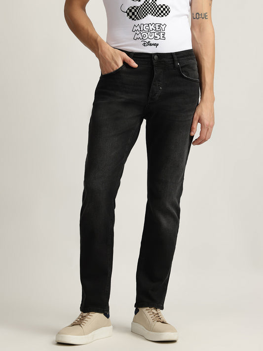 Antony Morato Men Washed Mid-Rise Jeans