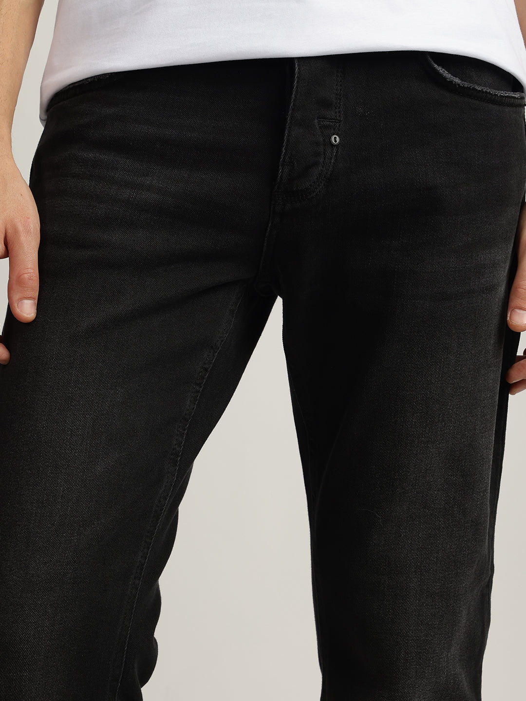 Antony Morato Men Washed Mid-Rise Jeans