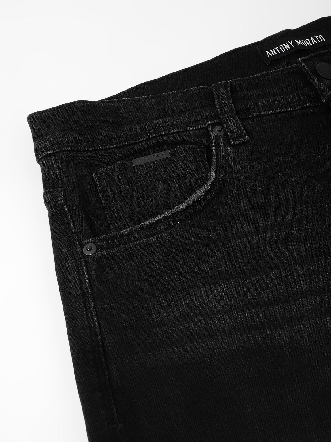 Antony Morato Men Washed Mid-Rise Jeans