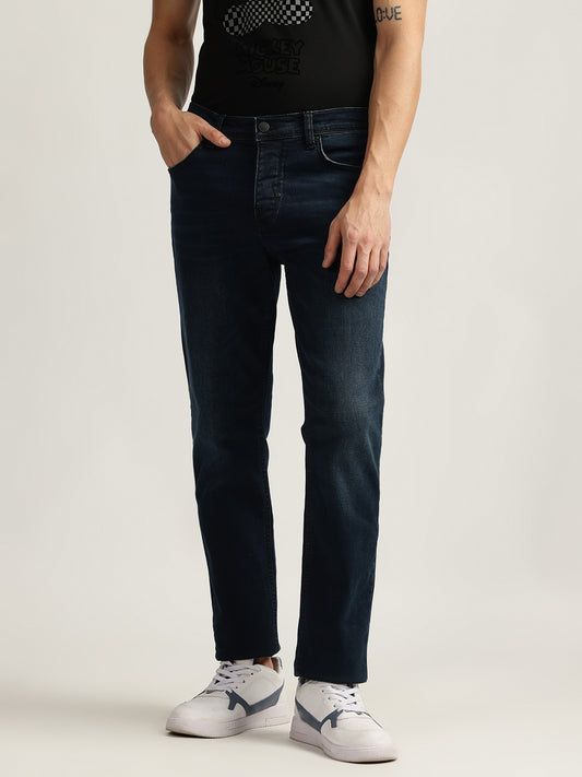 Antony Morato Men Washed Mid-Rise Jeans