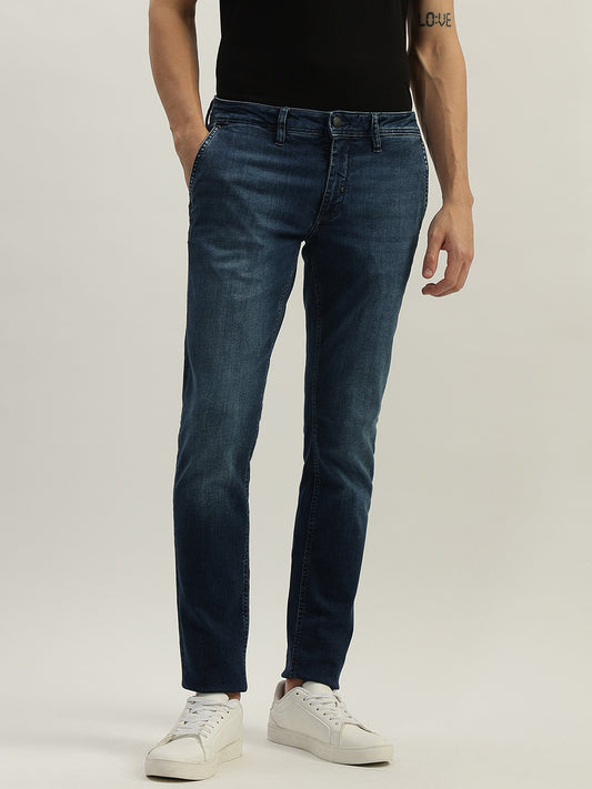 Antony Morato Men Washed Mid-Rise Jeans