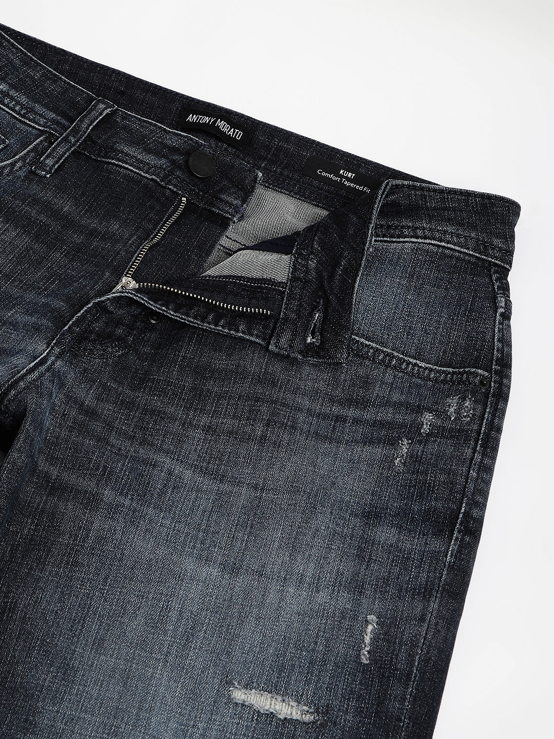 Antony Morato Men Washed Mid-Rise Jeans