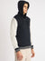 Antony Morato Men Blue Color-Blocked Hooded Full Sleeves Sweatshirt