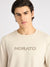 Antony Morato Men Beige Solid Round Neck Full Sleeves Sweatshirt