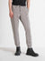 Antony Morato Men Grey Solid Carrot Fit Mid-Rise Joggers Style Track Pant