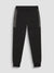 Antony Morato Men Black Solid Slim Fit Mid-Rise Joggers Style Track Pant