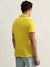 Antony Morato Men Yellow Solid Polo Collar Short Sleeves T-Shirt