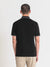 Antony Morato Men Black Solid Collared Short Sleeves Polo T-shirt