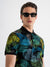 Antony Morato Men Black Printed Collared Short Sleeves Polo T-shirt