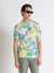 Antony Morato Men Off White Printed Round Neck Short Sleeves T-shirt