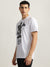 Antony Morato Men White Printed Round Neck Short Sleeves T-Shirt