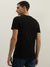 Antony Morato Men Black Printed Round Neck Short Sleeves T-Shirt