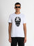 Antony Morato Men White Printed Round Neck Short Sleeves T-Shirt