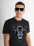 Antony Morato Men Black Printed Round Neck Short Sleeves T-Shirt