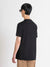 Antony Morato Men Black Solid Round Neck Short Sleeves T-Shirt