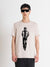 Antony Morato Men Beige Printed Round Neck Short Sleeves T-Shirt