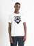 Antony Morato Men White Printed Round Neck Short Sleeves T-Shirt