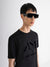 Antony Morato Men Black Printed Round Neck Short Sleeves T-Shirt