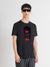 Antony Morato Men Black Printed Round Neck Short Sleeves T-Shirt