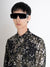 Antony Morato Men Green Printed Spread Collar Full Sleeves Shirt