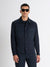 Antony Morato Men Blue Solid Spread Collar Full Sleeves Shacket