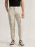 Antony Morato Men Beige Solid Regular Fit Cargo Trouser