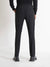 Antony Morato Men Black Solid Slim Fit Mid-Rise Single-Pleated Trouser