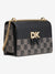 Dkny Women Black Printed Crossbody Bag