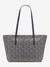 Dkny Women Black Printed Tote Bag