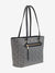 Dkny Women Black Printed Tote Bag