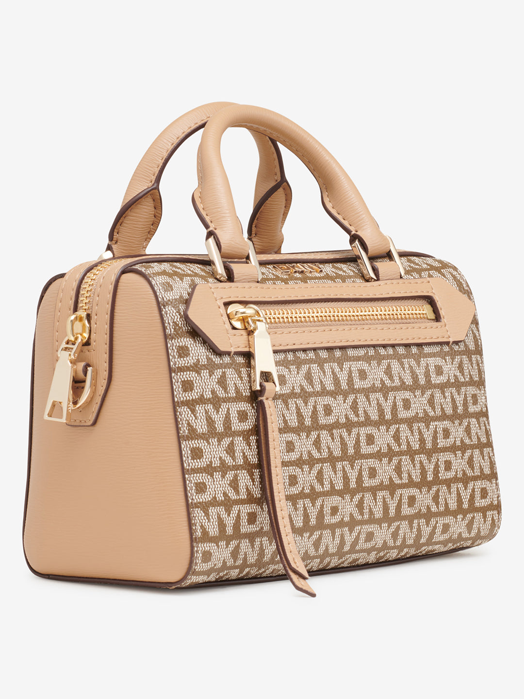 Dkny Women Brown Printed Handheld Bag