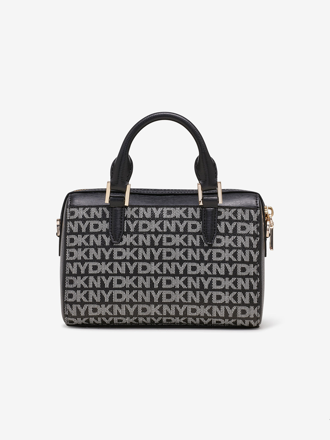 Dkny Women Black Printed Handheld Bag