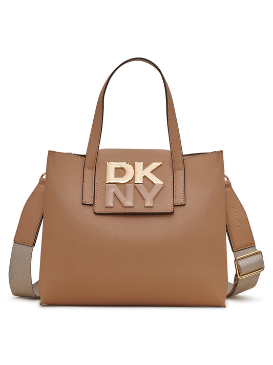 Dkny Women Brown Solid Crossbody Bag