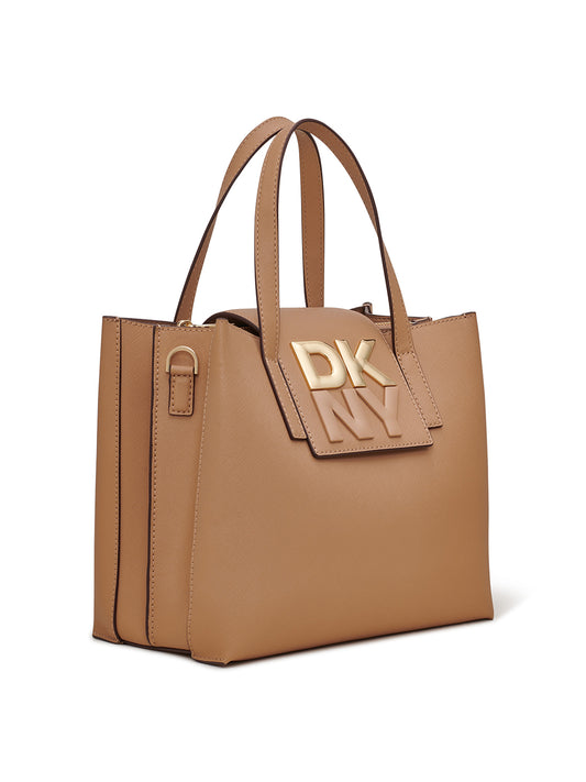 Dkny Women Brown Solid Crossbody Bag