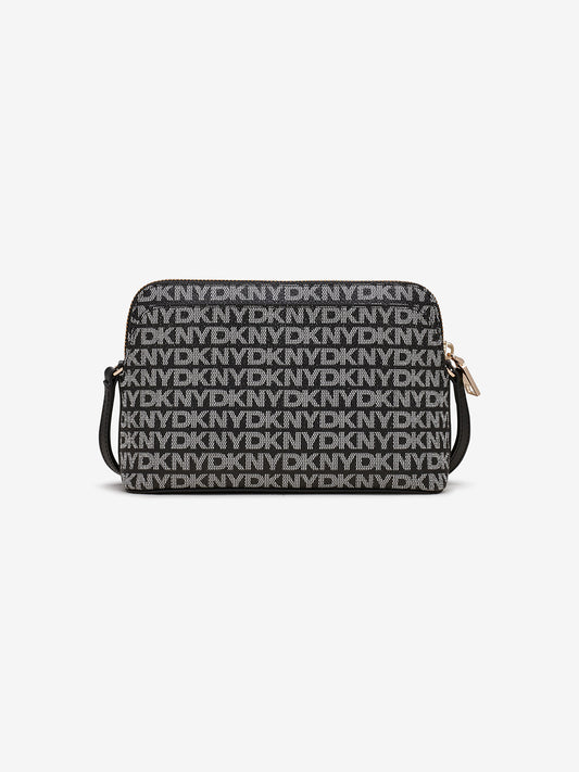 Dkny Women Black Printed Crossbody Bag