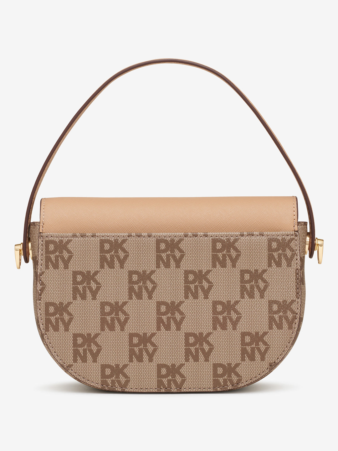 Dkny Women Brown Printed Crossbody Bag